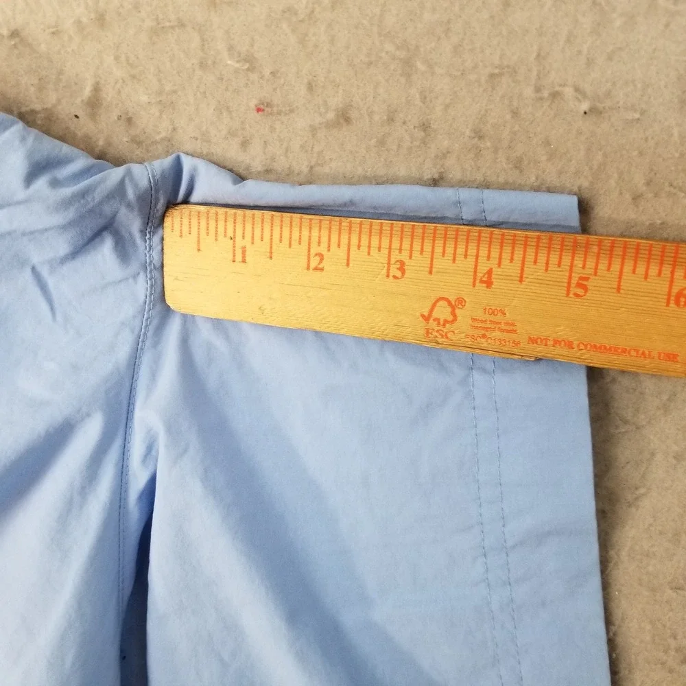 Columbia Shorts Mens L Blue PFG Backcast III Water Fishing Nylon FL0073 6 Inseam